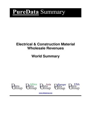 cover image of Electrical & Construction Material Wholesale Revenues World Summary